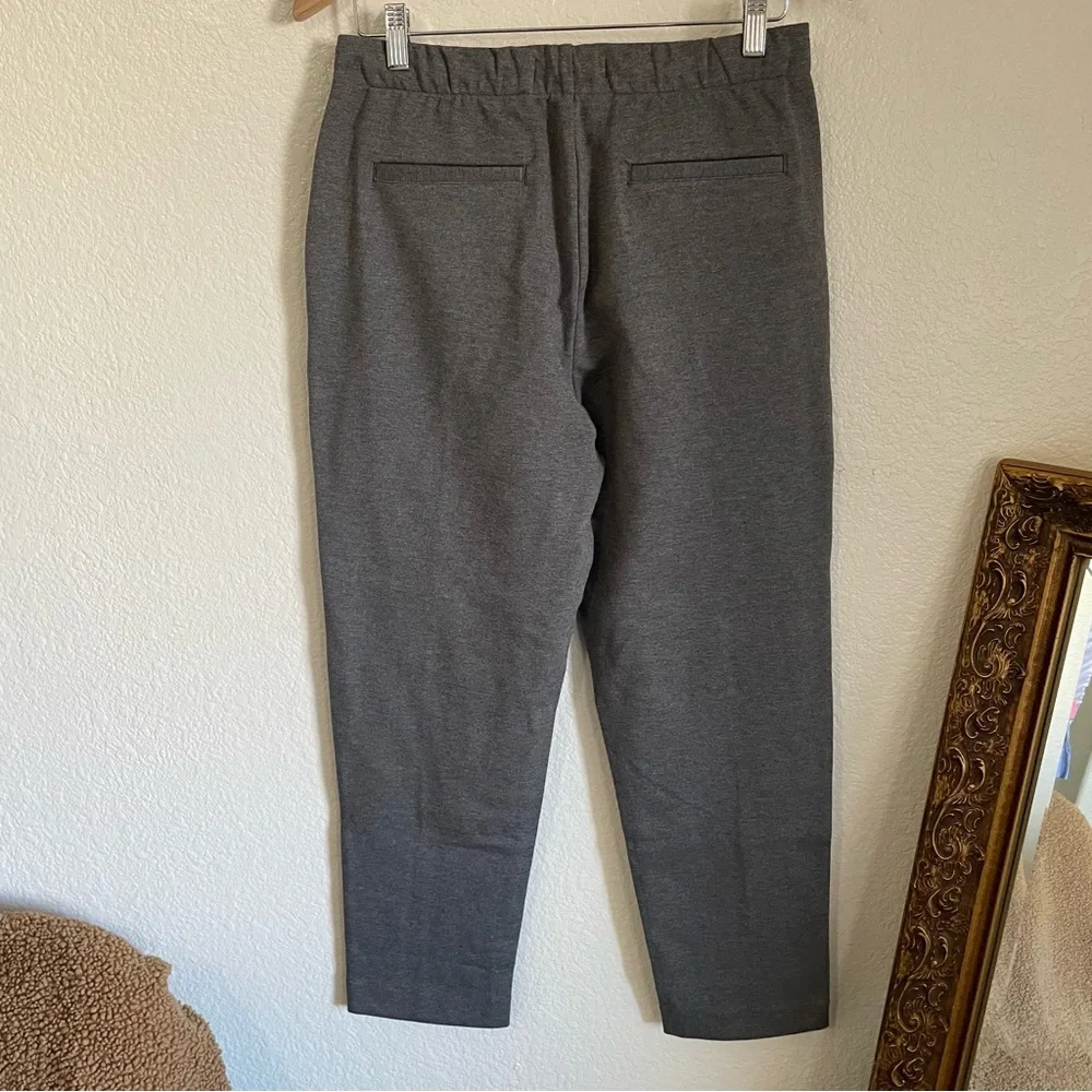 NWT Everlane The Dream Pant Center Seam Pleat Heathered Grey F-BTM-CTN-PNT - Picture 4 of 8